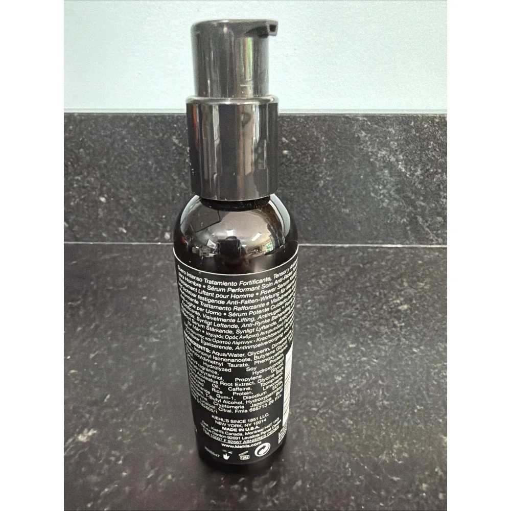 Kiehl's Age Defender Power Serum Anti Wrinkle Treatment Men 2.5oz 75 ML NEW